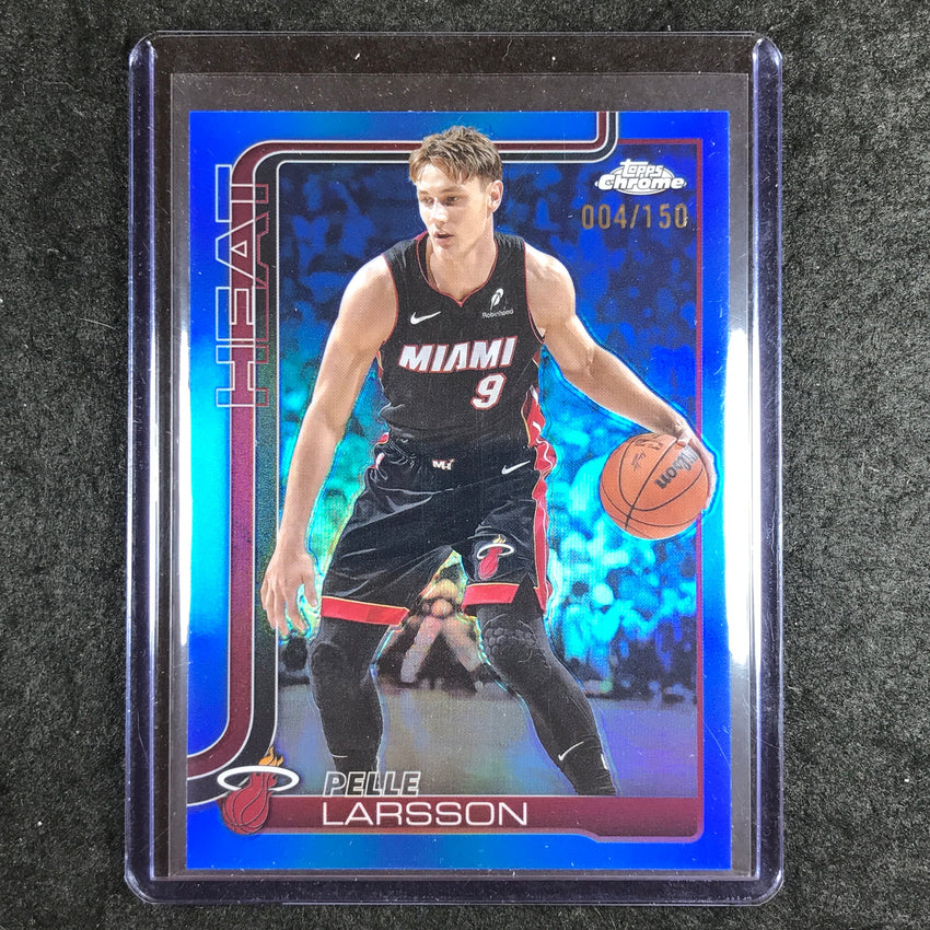 2025-26 Topps Chrome PELLE LARSSON Base Blue 4/150 #189