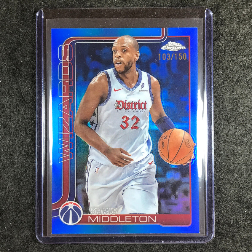 2025-26 Topps Chrome KHRIS MIDDLETON Base Blue 103/150 #204
