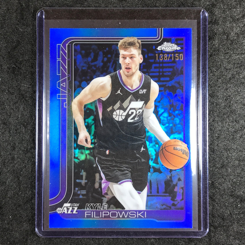 2025-26 Topps Chrome KYLE FILIPOWSKI Base Blue 138/150 #213