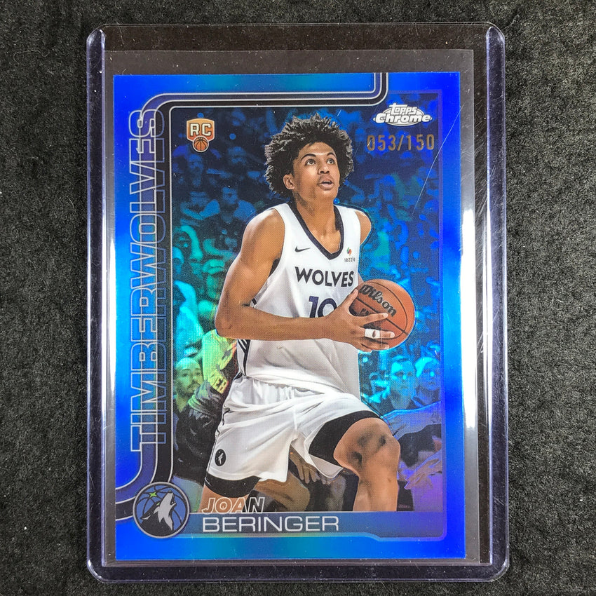 2025-26 Topps Chrome JOAN BERINGER Rookie Base Blue 53/150 #267