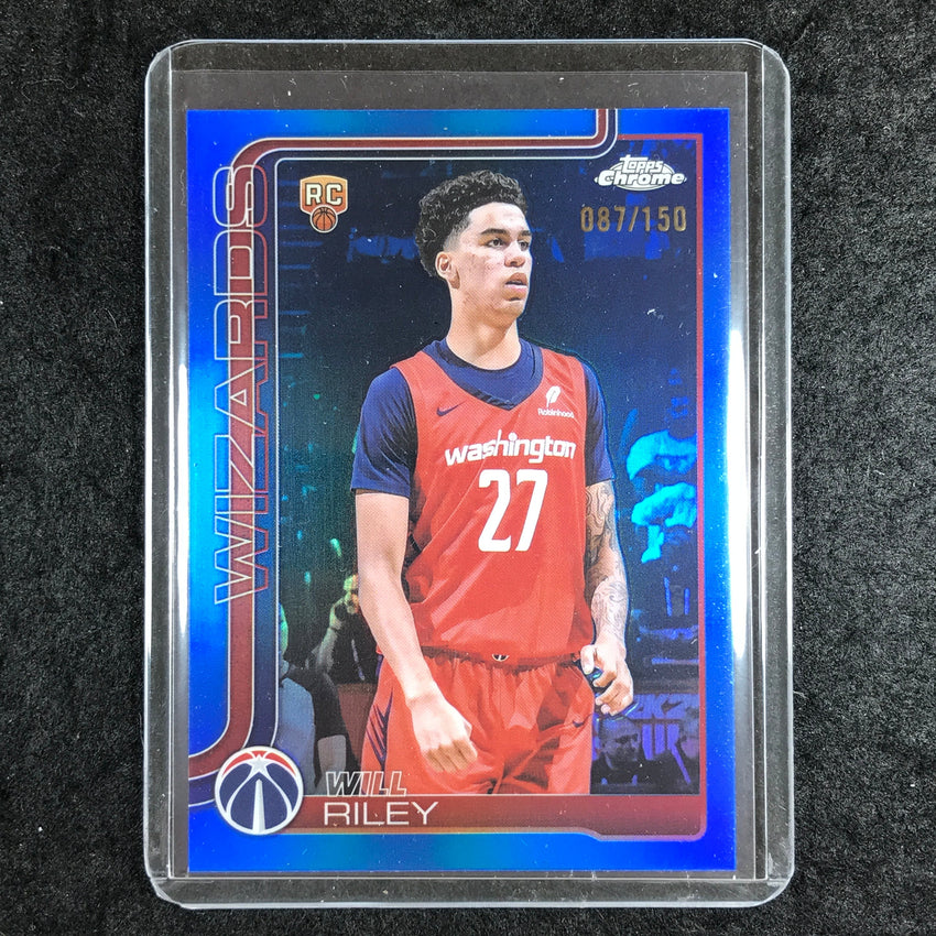 2025-26 Topps Chrome WILL RILEY Rookie Base Blue 87/150 #271