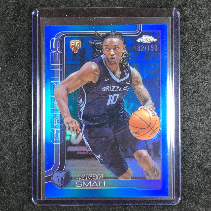 2025-26 Topps Chrome JAVON SMALL Rookie Base Blue 132/150 #299