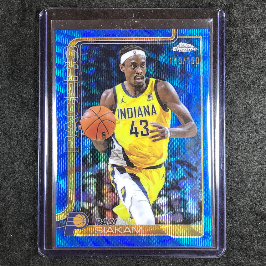 2025-26 Topps Chrome PASCAL SIAKAM Base Blue Wave 115/150 #1
