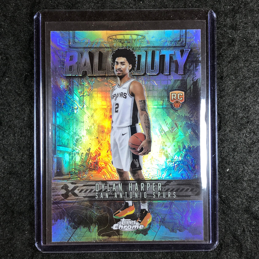 2025-26 Topps Chrome DYLAN HARPER Ball of Duty Rookie Refractor #22