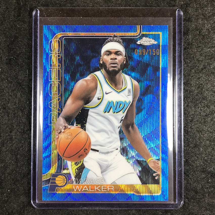 2025-26 Topps Chrome JARACE WALKER Base Blue Wave 99/150 #53