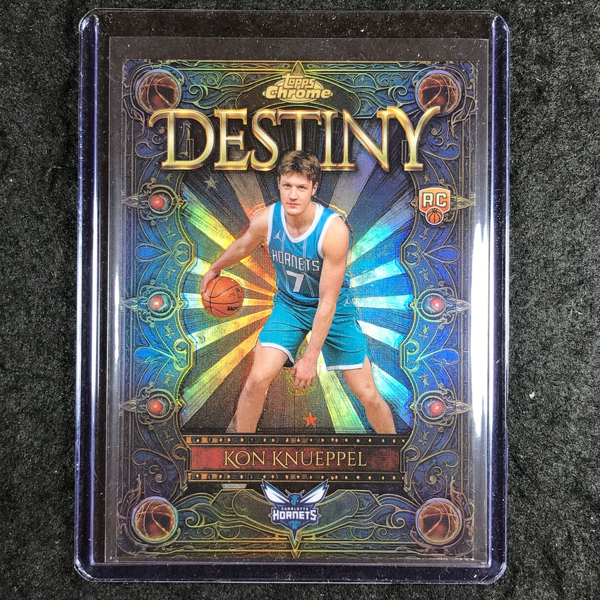 2025-26 Topps Chrome KON KNUEPPEL Destiny Rookie Refractor #4