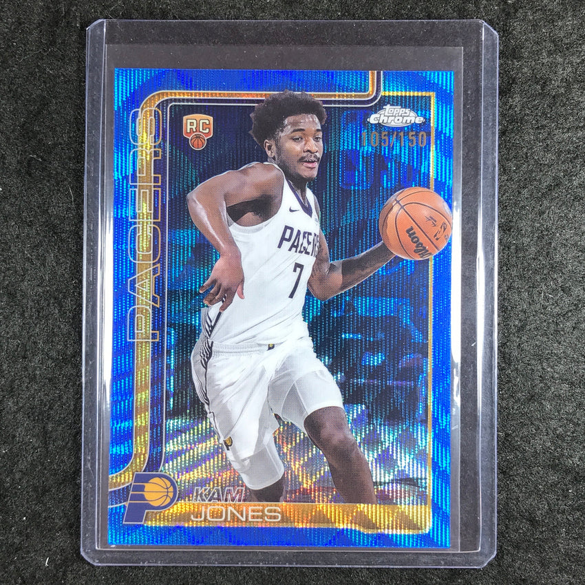 2025-26 Topps Chrome KAM JONES Rookie Base Blue Wave 105/150 #289
