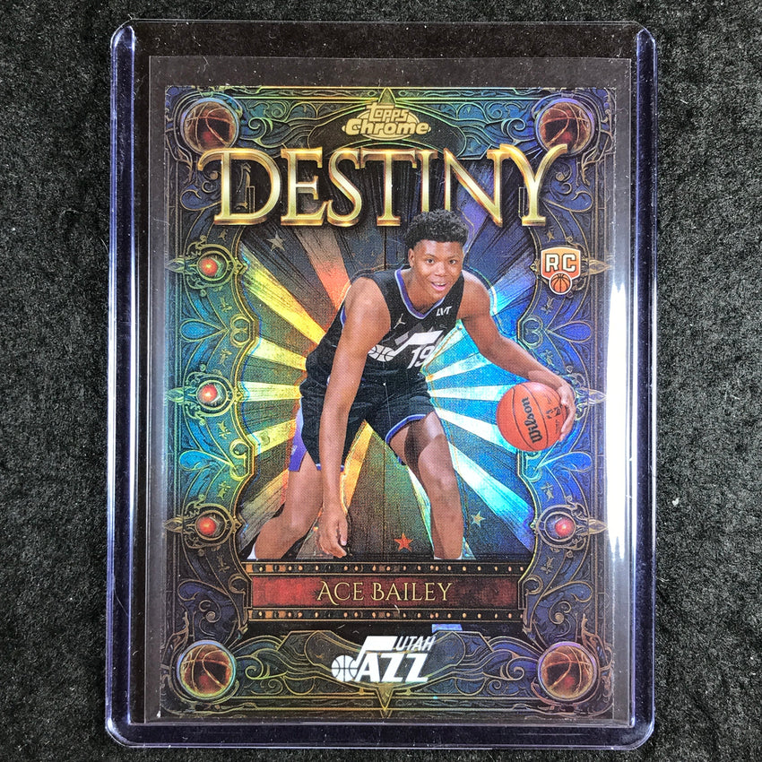 2025-26 Topps Chrome ACE BAILEY Destiny Rookie Refractor #5