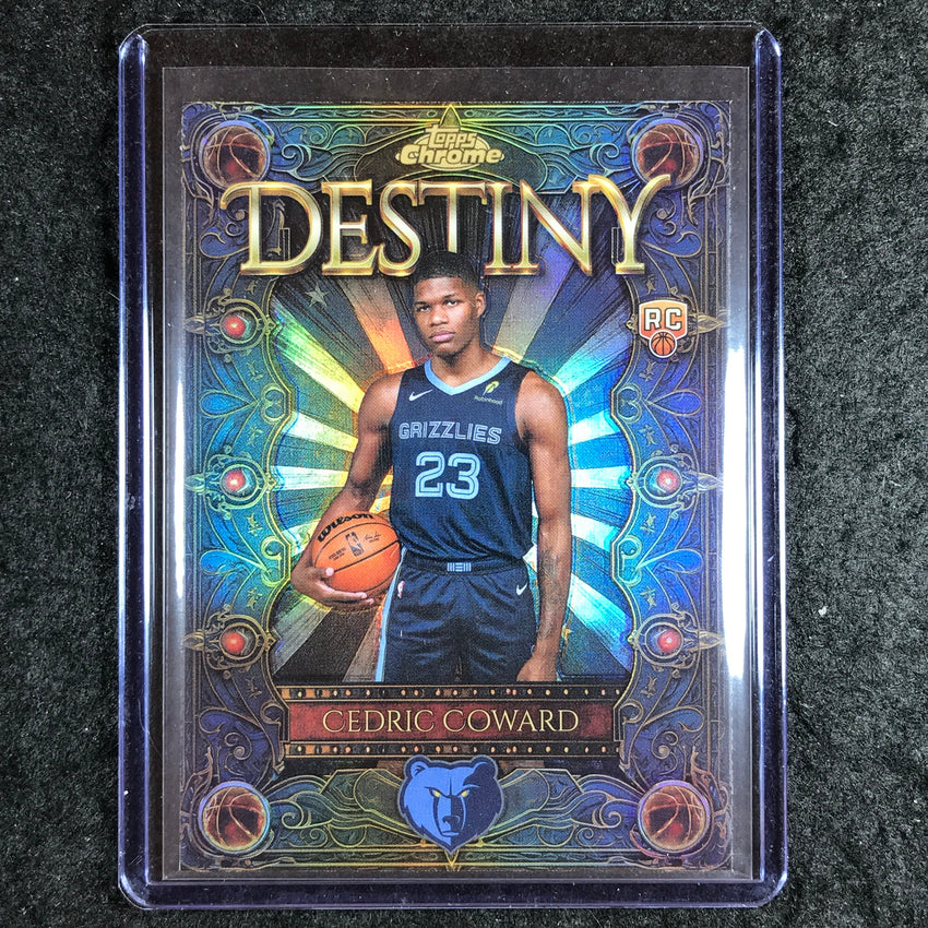 2025-26 Topps Chrome CEDRIC COWARD Destiny Rookie Refractor #10