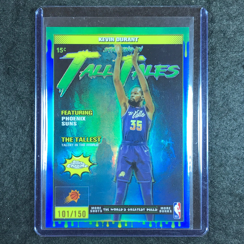 2025-26 Topps Chrome KEVIN DURANT Tall Tales Blue 101/150 #6