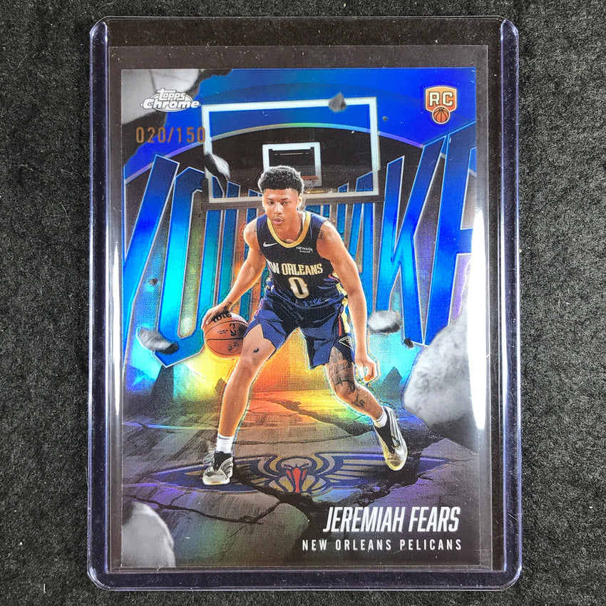 2025-26 Topps Chrome JEREMIAH FEARS Youthquake Rookie Blue 20/150 #7
