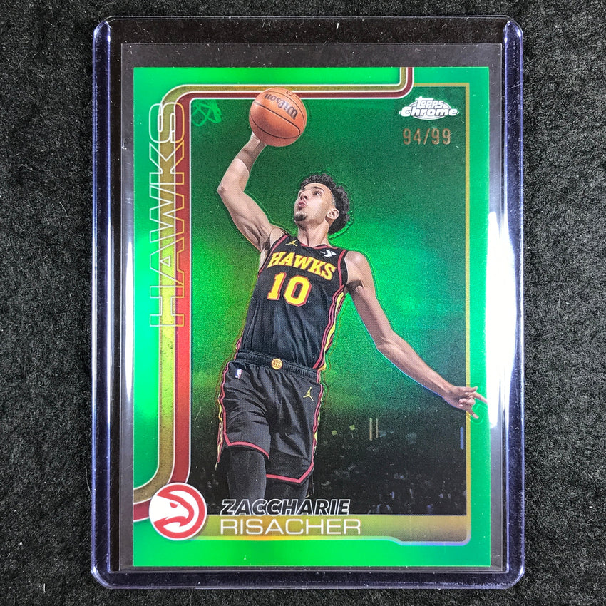 2025-26 Topps Chrome ZACCHARIE RISACHER Base Green 94/99 #2
