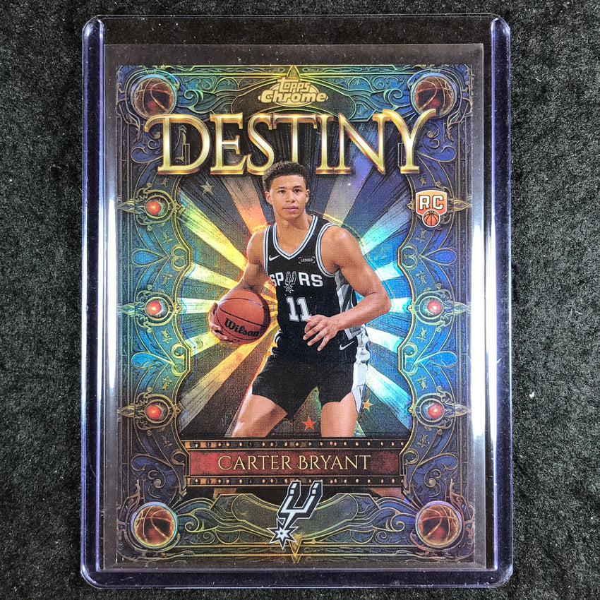 2025-26 Topps Chrome CARTER BRYANT Destiny Rookie Refractor #12