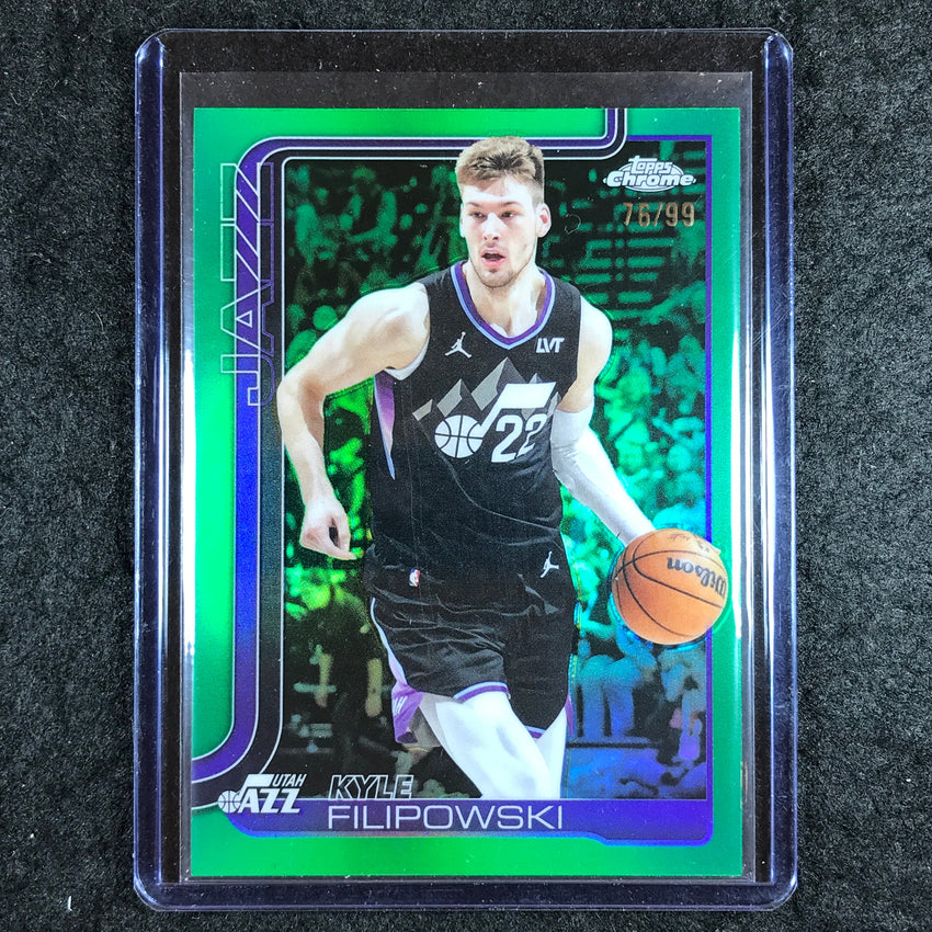 2025-26 Topps Chrome KYLE FILIPOWSKI Base Green 76/99 #213