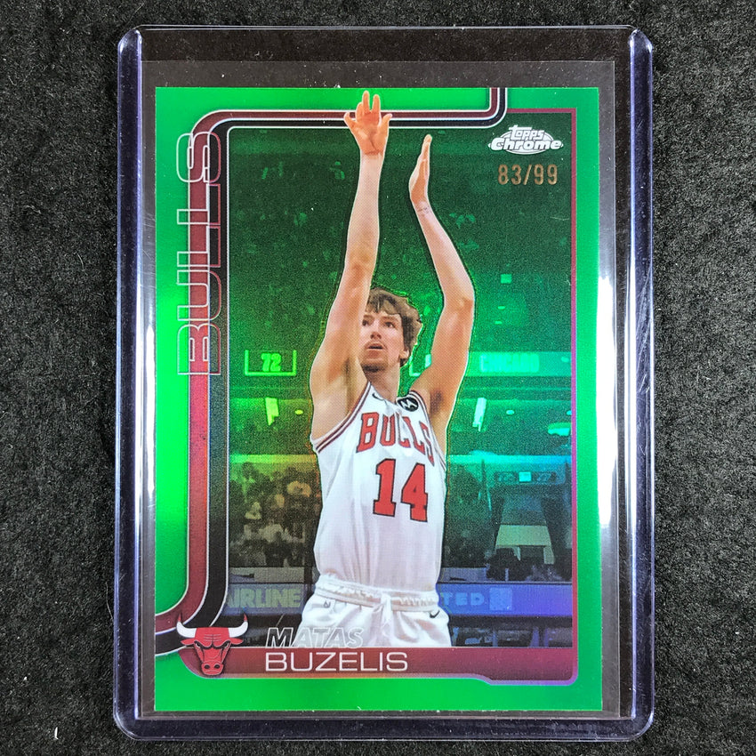 2025-26 Topps Chrome MATAS BUZELIS Base Green 83/99 #231