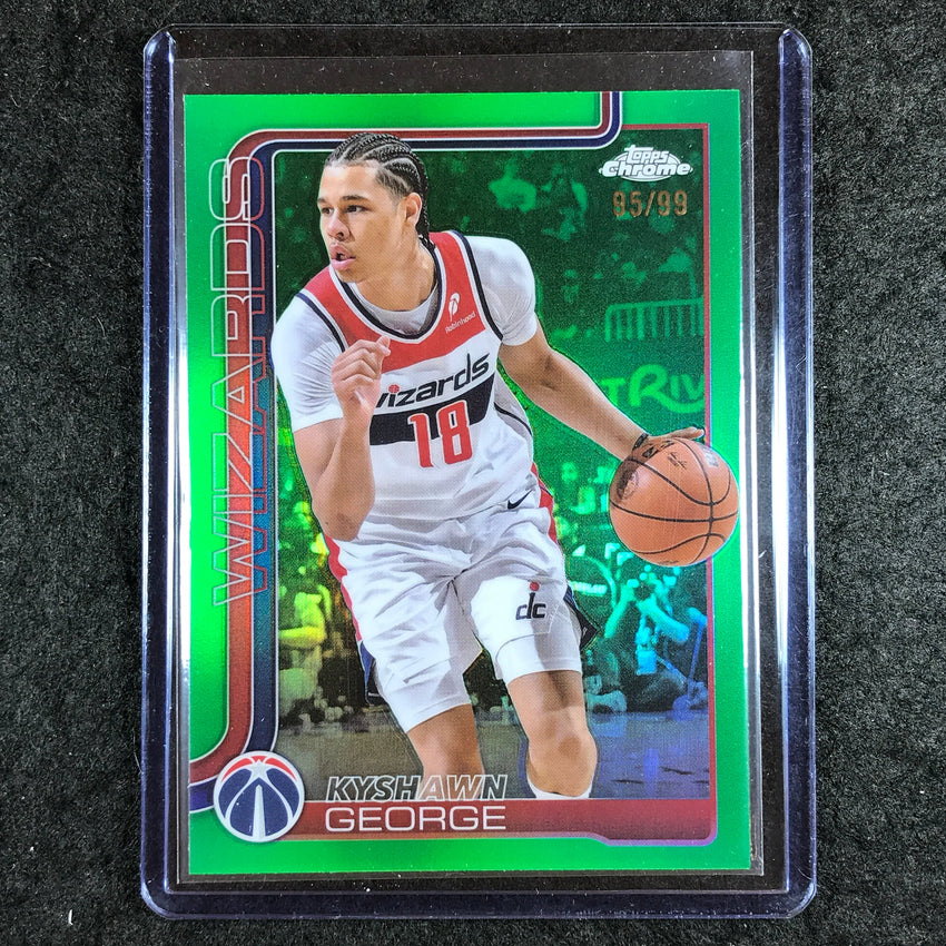 2025-26 Topps Chrome KYSHAWN GEORGE Base Green 95/99 #237