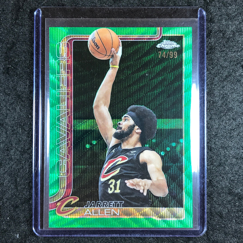 2025-26 Topps Chrome JARRETT ALLEN Base Green Wave 74/99 #52