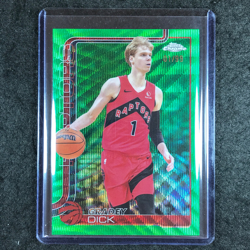 2025-26 Topps Chrome GRADEY DICK Base Green Wave 1/99 #214