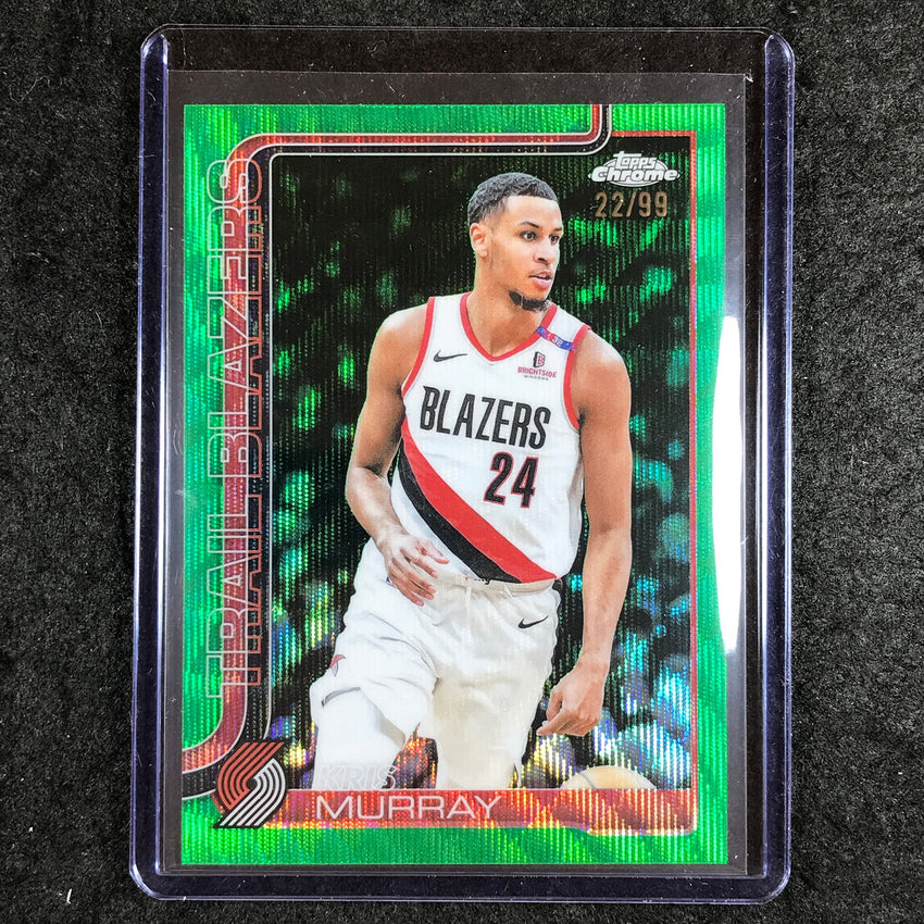 2025-26 Topps Chrome KRIS MURRAY Base Green Wave 22/99 #217