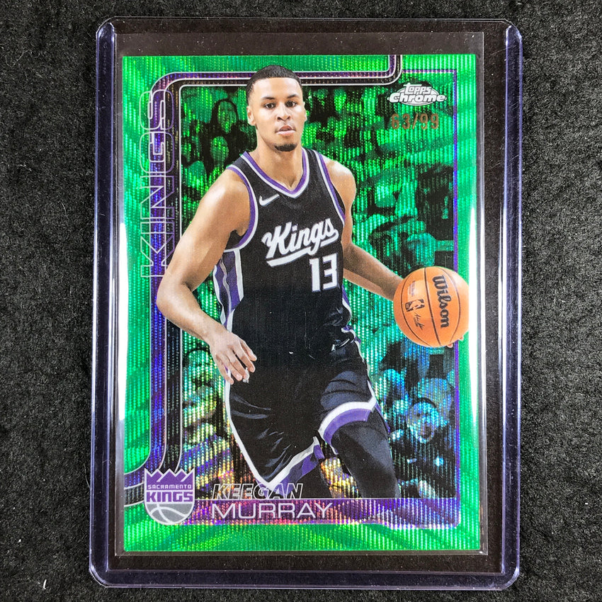 2025-26 Topps Chrome KEEGAN MURRAY Base Green Wave 63/99 #227