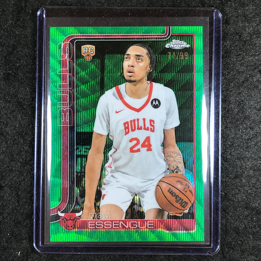 2025-26 Topps Chrome NOA ESSENGUE Rookie Base Green Wave 71/99 #262