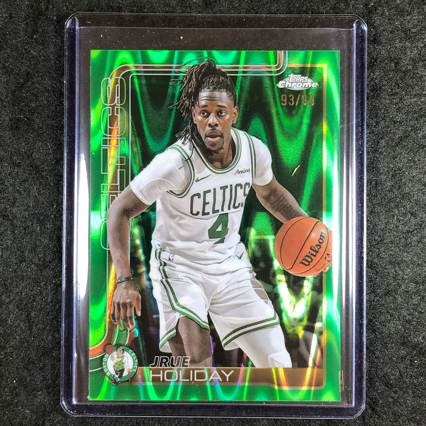 2025-26 Topps Chrome JRUE HOLIDAY Green RayWave 93/99 #46