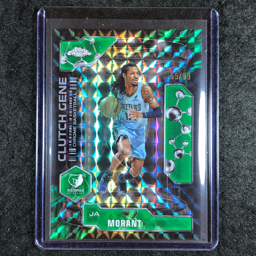 2025-26 Topps Chrome JA MORANT Clutch Gene Green Geometric 55/99 #16