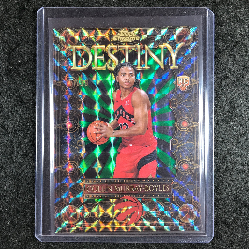 2025-26 Topps Chrome COLLIN MURRAY-BOYLES Destiny Rookie Green Geometric 17/99