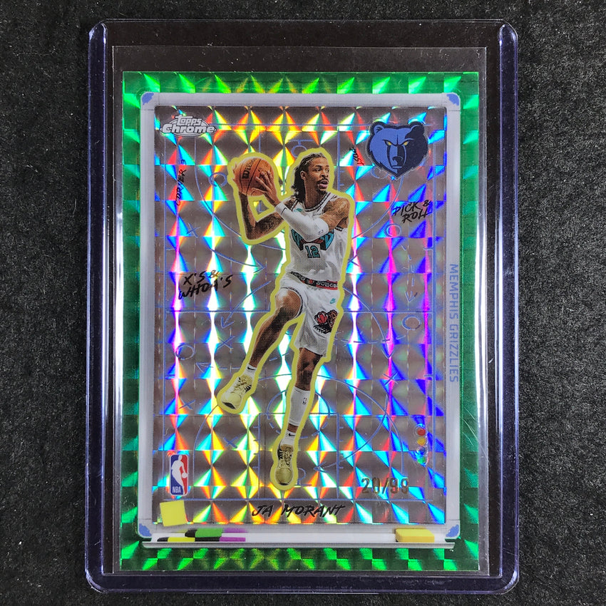 2025-26 Topps Chrome JA MORANT X's and Woah's Green Geometric 20/99 #4