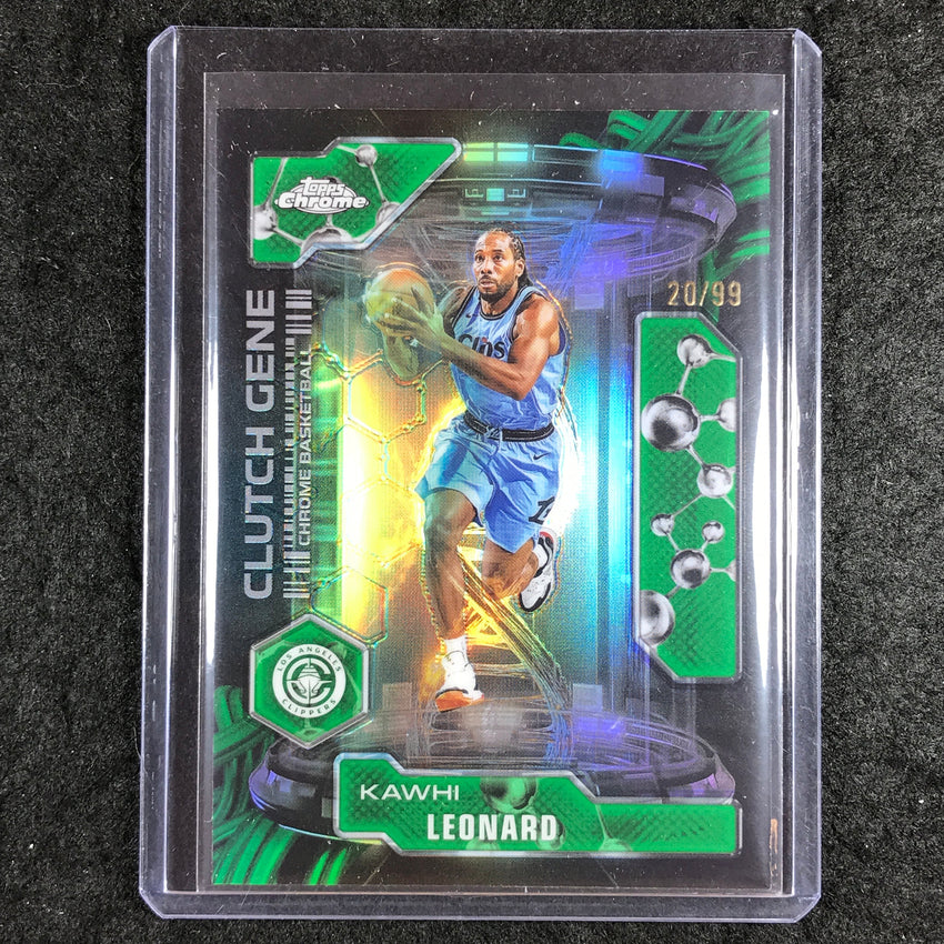 2025-26 Topps Chrome KAWHI LEONARD Clutch Gene Green 20/99 #1