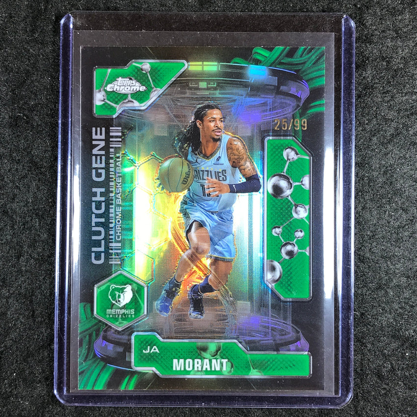 2025-26 Topps Chrome JA MORANT Clutch Gene Green 25/99 #16