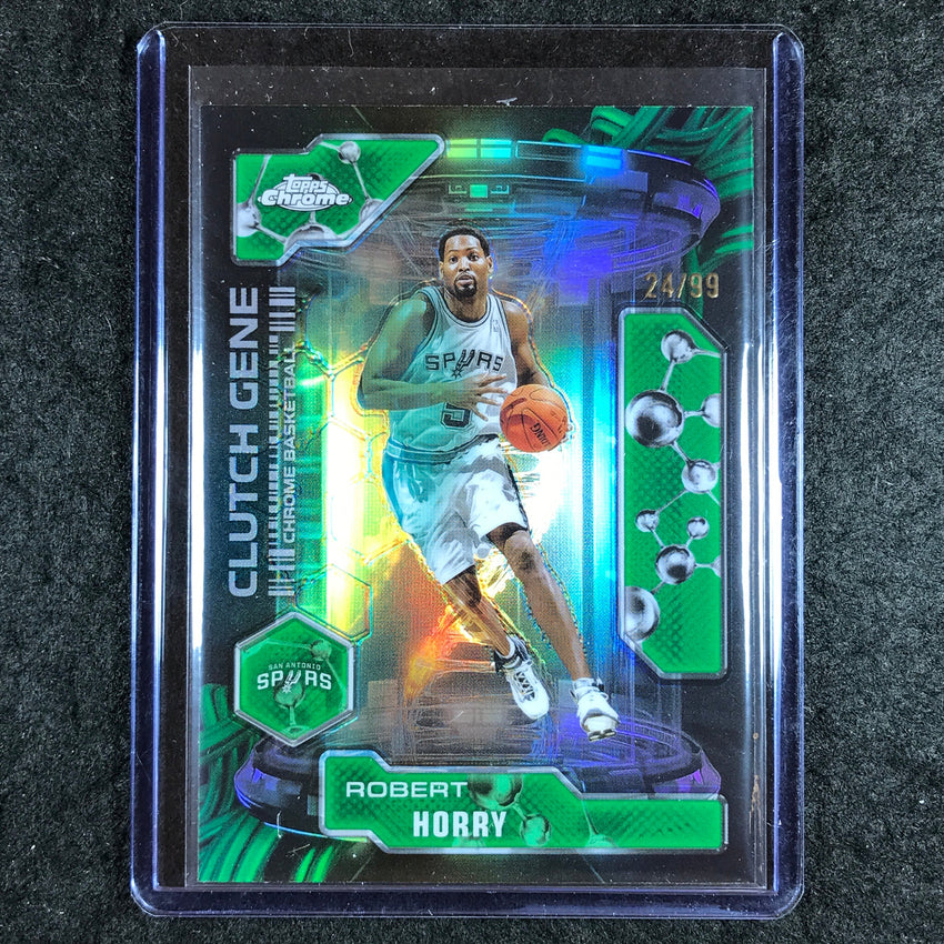 2025-26 Topps Chrome ROBERT HORRY Clutch Gene Green 24/99 #25