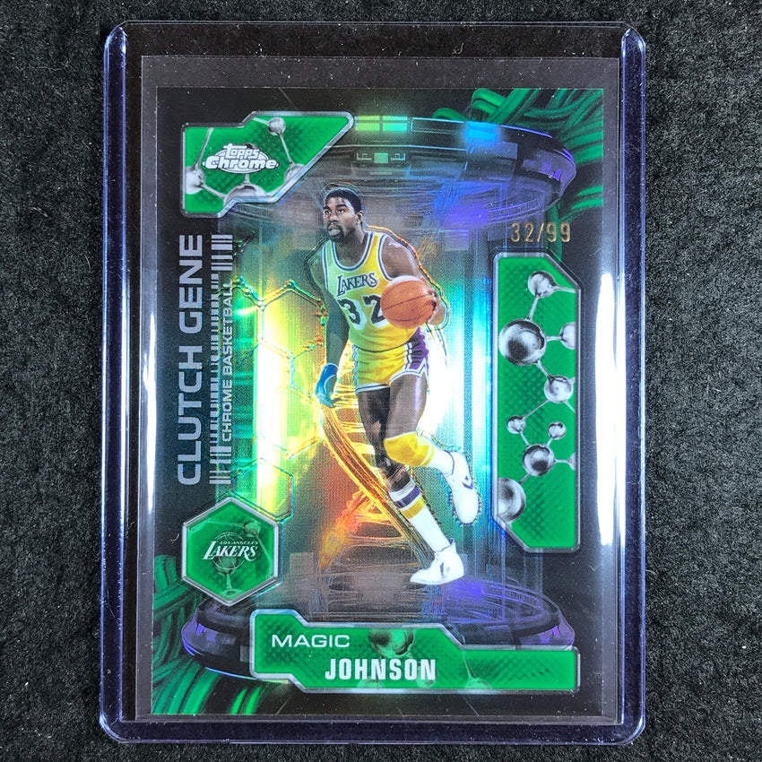 2025-26 Topps Chrome MAGIC JOHNSON Clutch Gene Green 32/99 #28