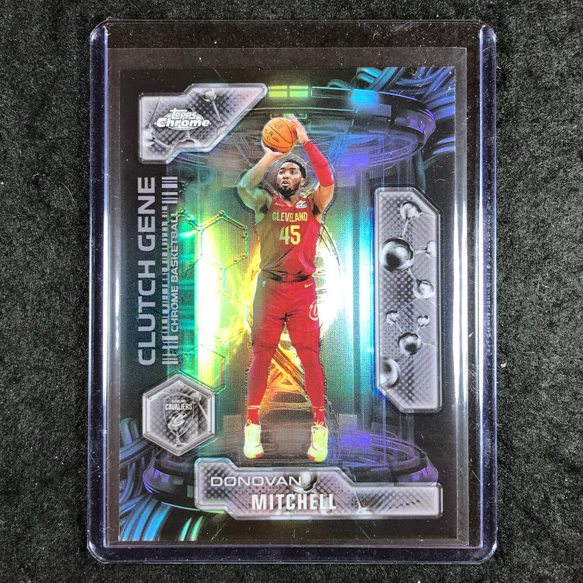 2025-26 Topps Chrome DONOVAN MITCHELL Clutch Gene Refractor #10