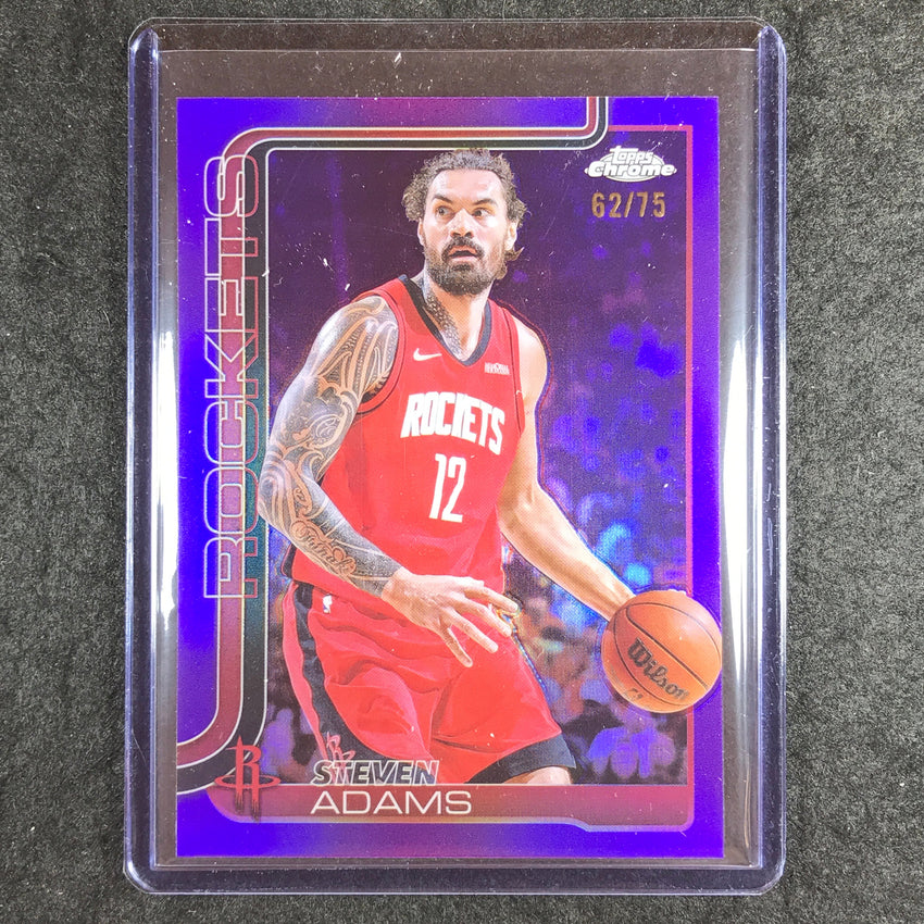 2025-26 Topps Chrome STEVEN ADAMS Base Purple 62/75 #12
