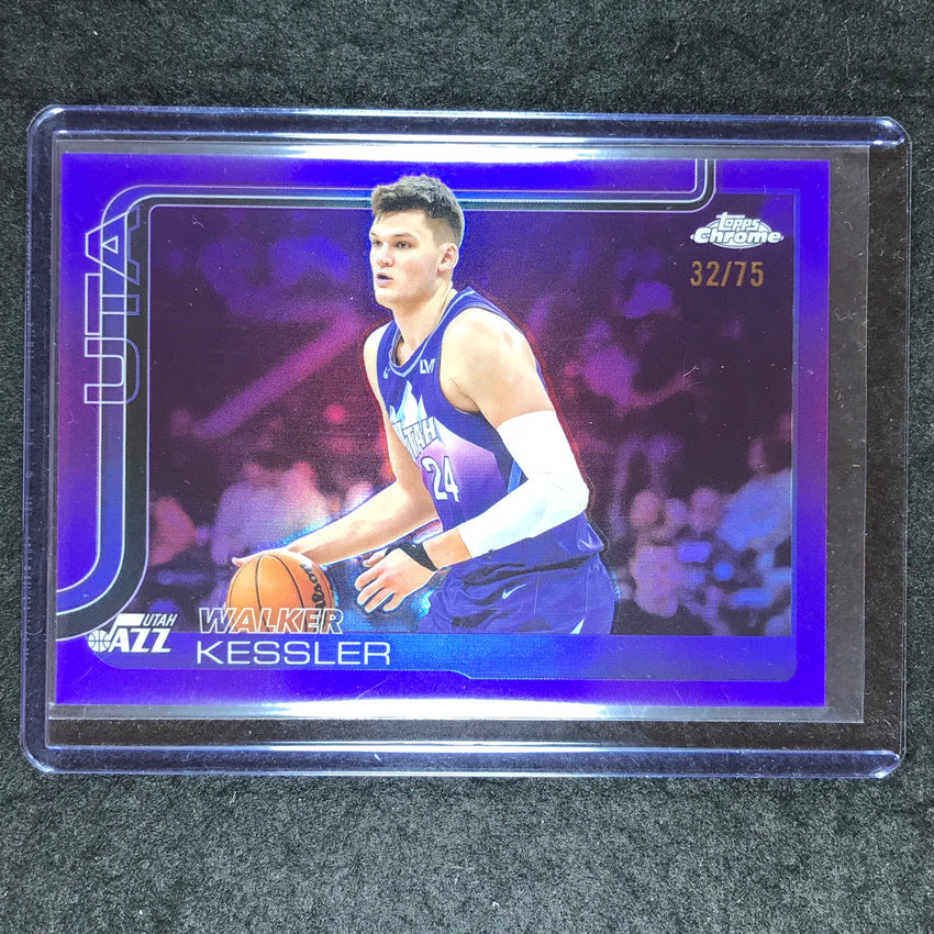 2025-26 Topps Chrome WALKER KESSLER Base Purple 32/75 #205
