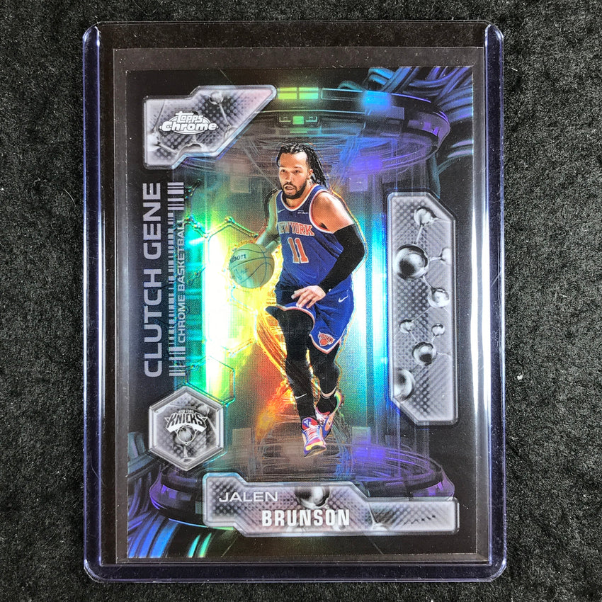 2025-26 Topps Chrome JALEN BRUNSON Clutch Gene Refractor #12