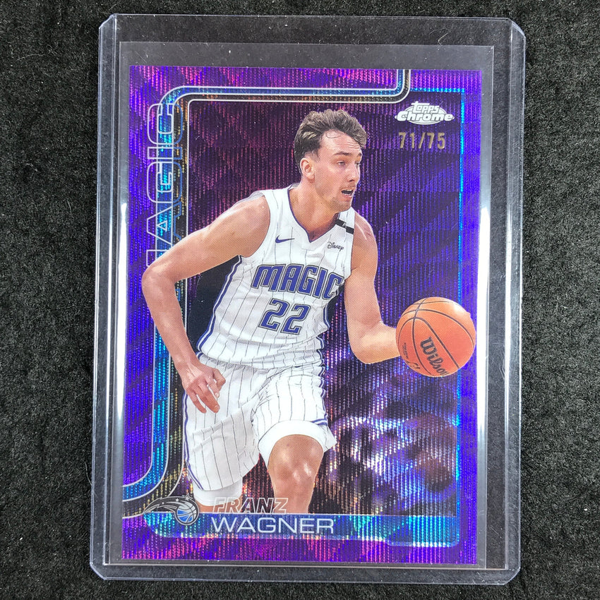 2025-26 Topps Chrome FRANZ WAGNER Base Purple Wave 71/75 #116