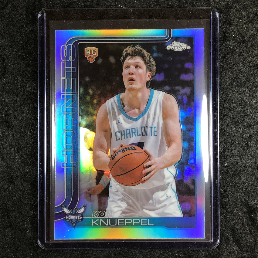 2025-26 Topps Chrome KON KNUEPPEL Rookie Base Refractor #254