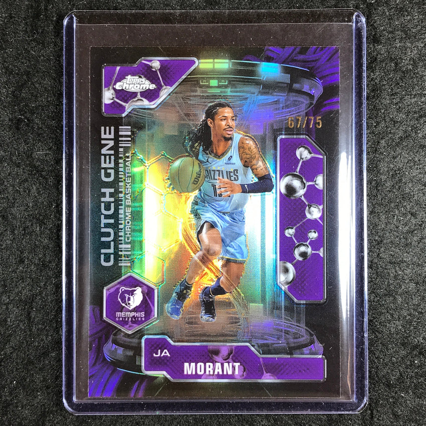2025-26 Topps Chrome JA MORANT Clutch Gene Purple 67/75 #16