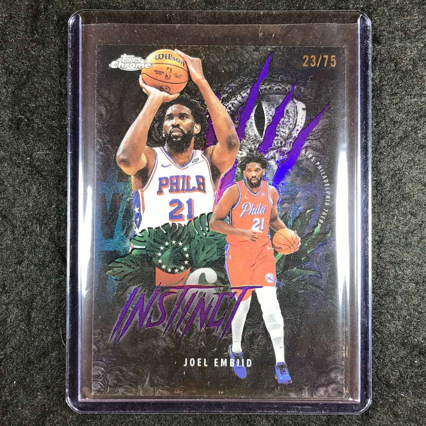 2025-26 Topps Chrome JOEL EMBIID Instinct Purple 23/75 #10