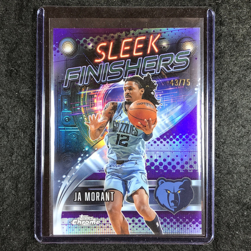 2025-26 Topps Chrome JA MORANT Sleek Finishers Purple 43/75 #2