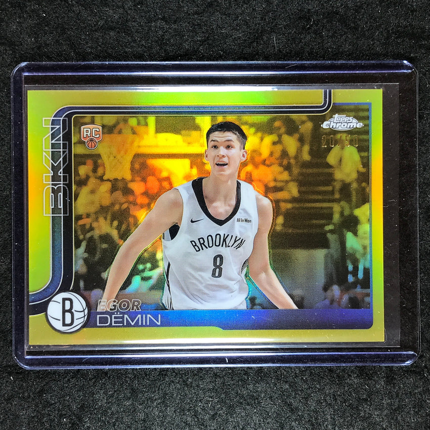 2025-26 Topps Chrome EGOR DEMIN Rookie Base Gold 20/50 #258