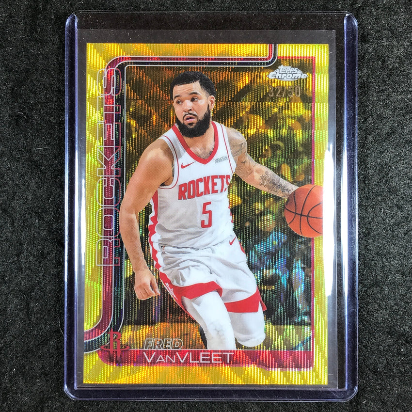 2025-26 Topps Chrome FRED VANVLEET Base Gold Wave 32/50 #66