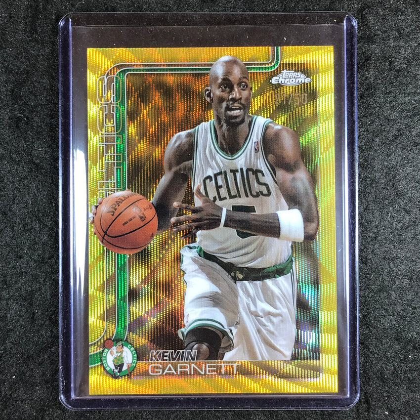 2025-26 Topps Chrome KEVIN GARNETT Base Gold Wave 21/50 #247