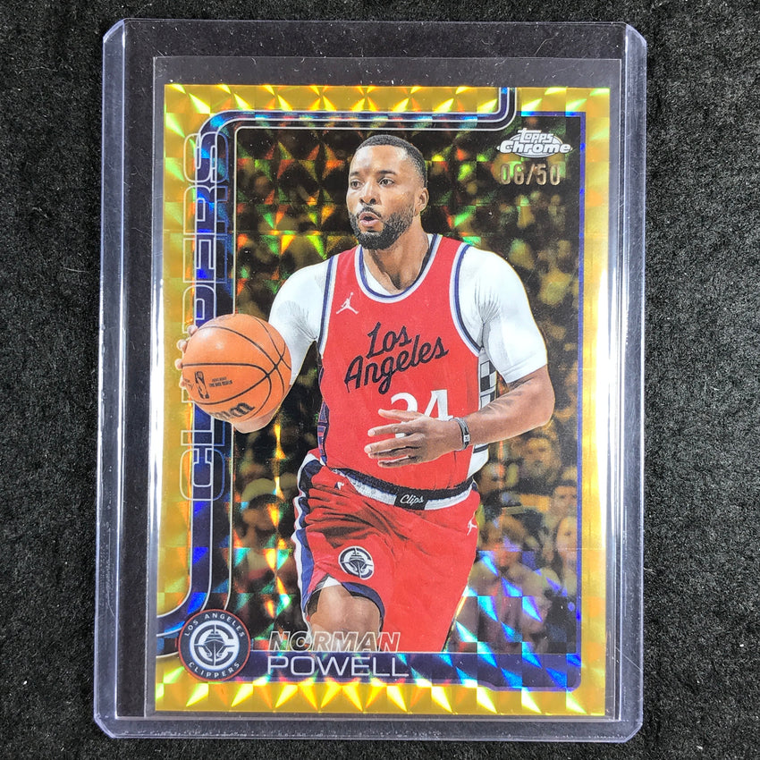 2025-26 Topps Chrome NORMAN POWELL Base Gold Geometric 6/50 #22