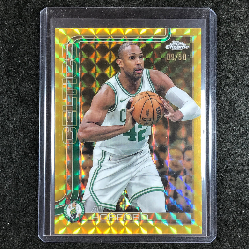 2025-26 Topps Chrome AL HORFORD Base Gold Geometric 9/50 #99