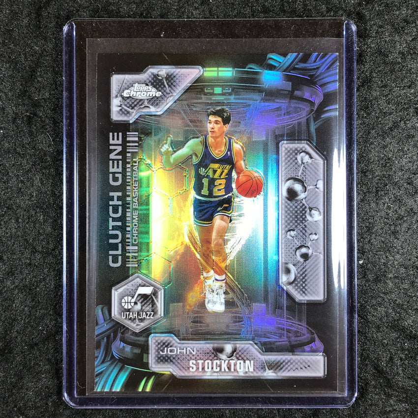 2025-26 Topps Chrome JOHN STOCKTON Clutch Gene Refractor #26