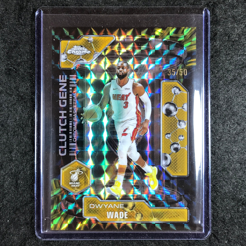 2025-26 Topps Chrome DWYANE WADE Clutch Gene Gold Geometric 35/50 #21