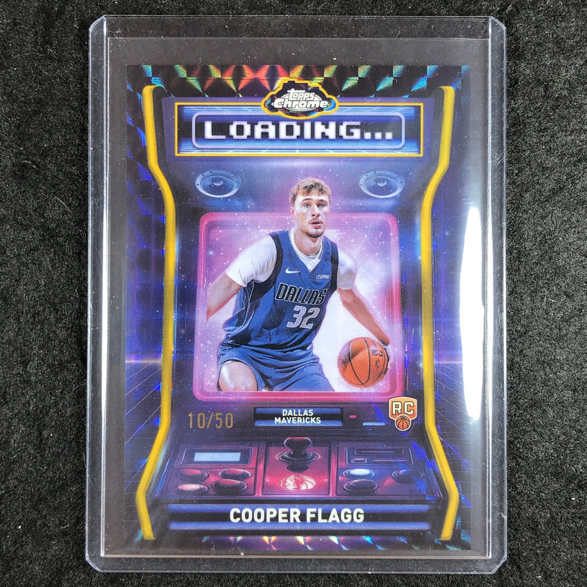 2025-26 Topps Chrome COOPER FLAGG Loading Rookie Gold Geometric 10/50 #11